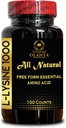 L-LYSINE 1000 mg Formulir Bebas Amino Esid - Acids Acids Suplemen L- Lysine Keseimbangan nitrogen Dukungan Peraturan Hormone dan Perkembangan Otot - 1 Botol 100 Negara