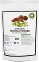 R V Esparanic Organic Triphala Powder 100gma / 3.53oz / 0.22lb - terbuat dari Haritaki, Vibhitaki dan Amla 1: 1: 1 Triphala Churna Powder USDA Organik Sertifikasi Ayurvedic Herbal Suplemen di Zip Lock Pock Pouch