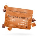 SGC Highest Concentration 100mg Caffeine per Gummy, 2 Gummies per Pack, 6-Pack Mocca Shots Salted Caramel - Based nootropic Instant Energy dengan Ginkgo biloba, Theobromine.
