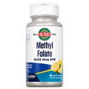 KAL Metyl Fleil 1000 mcg, 5- MTHF Active Form, OLIC Acid Suplement, Heart Health, Prenatal, Mood and Brain Dupport, Vegetarian, Natural Lemon ActivMEt, 60- Day Affort, 60 Serv, 60 Micro Tablet