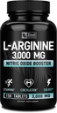 Zeal Nacials L Arginine 3000mg Capsules (150 Tablet 14; 10000mg) Maximum Dose L-Arginine Nitric Oxide Supppports for Supporting Muscle Growth, Vascular Fungsi dan Energi - Nitric Oxide Booster