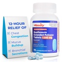 TIME- CAP LABS, INC. Timete Guaimenesin 1200 mg Extended Release Tablet - Expectorant Muscus Relief & Chest Relief Konsultasi untuk Dewasa - Lists hingga 12 Jam - 70 Cacah