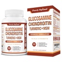 Murni Glucosamine Chondroitin MSM Tambahan w / Turmeric & Boswellia - Glucosamine Sulfate ComJoint Suplemen untuk Pria & Perempuan - 120 Tablet