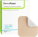Dermarite Industries Derma Foam Non- Adhesive Foam Dressing, 2x2, 10 Count
