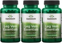 Swanson Leg Vein Esensials - Tertunda Rilis - 60 Veg Capsules (3 Pack)