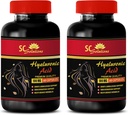 Anti Aging Capsules untuk wajah - HIV ALURONIC Acid Pil 100 mg - Hialuronic Acids untuk Mata - 2 Botol 120 Capsules