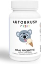 Autobrush Kids Orall-Care Slow Dissolve Probiotic Tablets 124; Dental Suplemen 124; Healthier Teeth dan Gums 124; Ballanced Mouth Bile 124; 30 Count (Vanilla) (1)