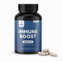 Suplemen Dukungan Imune, Elderberry Kapsul dengan Vitamin D3, Vitamin C dan Zinc untuk Dukungan Imune, Senjata Imune untuk Dewasa