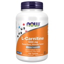 Sekarang Suplemen Makanan, L- Carnitine 1.000 mg, Bentuk Pure, Asam Amino, Dukungan Kebugaran *, 100 Tablet