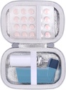 Adellosi Hard Carrying Case Compatible dengan Asthma Inhaler