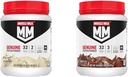 Susu Genuine Powder Bundle, Vanilla Crème 1.93 Pounds 12 Servings 32g Protein 2g Sugar dan Chocolate 1.93 Pounds 12 Servis Protein 32g Sugar
