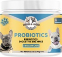 Progres Anjing, Progres Cat, Progres for Dogs, Progres for Cat, 5 Milyar CFU + Prespion + Digetical Enzimes for Digetical Health & Imune Support, Skin & Coat, Dog Probiotic, 90 Grams