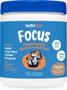 Nutricost Nutrizen AM Focus Adaptogenic Mushroom Drink (Cafe Latte Flavored) 30 Pelayan - termasuk Reishi, Singa Mane, Shiitake, Cordyceps