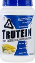 Powder Protein Tinggi Body Nutrition: 45% Whey, 45% Casein, 10% Egg White, Gluten- Free, Low Sodium, Grass Fed Whey Protein Powder, Gym Suplemen & Breakfast, Banana Cream, 2lb