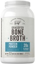 Carlyle Grass Fed Bone Brots Powder 126; 35.2 oz (2.2lb) 14; 20g Protein 14; Pacure Raised, Grain Free Supplemen 124; Non-GMO & Gluten Free A124; oleh Herbage Farmstead