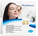 WoodyKnows Nasclear Nasal Filters, Model 2024, Seasonal Alergi Seasonal dan Bantuan Pollution Industri, Transportasi Publik dan Perlindungan Tanaman Hewan (Trial S / L / XL)