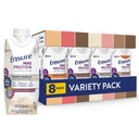 Pastikan Max Protein Nutrition Shakes, Variety Pack, dengan 30g Protein, 1g Sugar, Nutrients untuk mendukung Kesehatan Sistem Ammune, Protein Tinggi Shake, 11 lf oz, Paket 8, Liquid