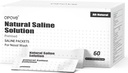 oplove Prexed Saline Packet for Nasal Wash Irrigation System, Natural, and PH Balanced for Sinus Relief, 60 Packs (Nose Cleaner Tidak disertakan)