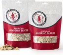 Dairyland American Ginseng Slices - 16 oz Pack Wisconsin Ginseng Slices - Sertifikasi Sesuatu yang Khusus dari Wisconsin - Non-GMO, Gluten Free Sliced Root - Herbal Suplemen di Soup, Tea, Congee