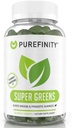 PUREFINITY Harian Super Hijau dengan Spirulina, Spinach, Broccoli, Root Beet, Acai, dan Vegetable lainnya, Seluruh Supplemen Veggie Non- GMO, Gluten Free, Vegan, 60 Count