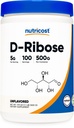 Nutricost D-Ribose Powder 500 Grams - 5000mg Per Serving, Non- GMO (500 Grams)