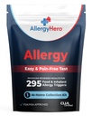 AllergyHero Comprehensive Food and Envirental Allergy Test Kit dengan 295 Triggers for Dewata & Kid - Easy and Pain- Free at Home Use Allergy Test Kit dengan Hasil Akurat