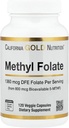 Lake Avenue Metil Foil, 800 mcg, 120 Veggie Capsules, Nutrition