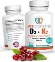 Vitamin D3 2000 IU dengan K2-90 Tablet Chewable dengan Cherry Flavoring-Natural Energy Booster- Support Vitalitas, Kesehatan Abadi, & Overall Wellnessss- Vitamin D3 dengan Vitamin K2 untuk Pria & Perempuan