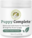 WHolistic Pet Organics Complete - Dog Multivitamin Powder - 8 Oz - Daily Dog Vitamin & Suplemen untuk Homemade Food - Sistem Imune, Skin, Coat & Overall Health - Kecil dan Besar Puppy