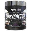 Tes Gila Labz Psychotic, Tes Testosteron Tinggi Testosting Energi dan Pompa Boosting Pre- Powder Workout dengan DMAE Bitartway, D Aspartic Acid, Cretine HCL dan Glycerol Monostearate, 30 Hamba, Grape