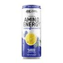 Optimum Nutrition Amino Energy Sparkling Hydration Drink, Electrolytes, Caffeine, Acids amino, BCAAs, Sugar Free, Blueberry Lemonade, 12 Fl Oz, 1 count (Packaging May Vary)