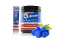 BCAA Powder Blue Raspberry- Pre atau Post Workout, Muscle Recovery Drinder with Acids + Electrolite, 7.2g BCCAs for Men and Women-30 Servings + 10g of Collagen Peptides