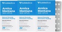 VitaMedica Arnica Montana Blister Pack 30X Tablets for Bruising Pain and Sweelling 124; Plant Based Formula 124; Rekomendaded by Plastic Surgeons 12.4; Natural Recovery Becgery Or Injury 124; 3 Pack 124; 45