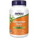 Suplemen SEKARANG, Cinnamon Bark 600 mg, Proyek Non- GMO Verifikasi, Sehat Gétabolisme *, 120 Veg Capsules