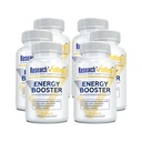 Research Verified Energy Booster - Natural Energy Support - 360 Capsules - Caffeine Free - B Vitamin dan Adaptogens - 6 Bulan Supply