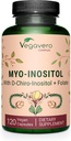 Vegavero Myo- Inositol & D-Chiro Inositol 124; Hormone Balance & Ovarian dengan Folate, Resveratrol, CoQ10 124; 40: 1 Rasio 124; Buruh-Test 124; 120 Caps 144; Segan 1244; Segan