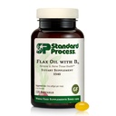 Proses Standar Flax Oil dengan B6 - Tambahan untuk Hormone & Nerve Tissues Dukungan - Mendukung Otak, Jantung & Skin - Gluten- Bebas, Tanpa Dairy & Non-Soy - 120 Softgels (120 Pelayan)