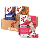 Bar Khusus Bar Bar Bar Meal Bars, Pengganti Makanan, Snacks Protein Bolak, Paket Variety (3 Kotak, 18 Cacah)