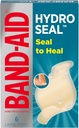 BAND- AID Brand Hydro Seal Adhesive Waterproof Bandages, Large Hydrocolloid Gel Bandages for First Aid Support Better Heeling for Minor Blisters, Cuts & Scrapes, FSA / HSA Eligly, 6 ct