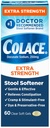 Colace Extra Strength Stool Softtener untuk Bantuan Sembelit Efek Lembut, # 1 Dokter Disarankan Softer Brand, 250 mg Docurate Kapsul, 60 Count (Paket 1)