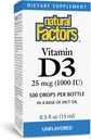 Faktor Alam Vitamin D3 100iu Cair 0.5 OZ (Multi- Pack)