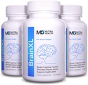 Tambahan Fungsi Otak - 3pck Otak Booster untuk Memori, Kejelasan dan Fokus Mental Fokus Nootropic