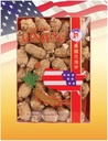 Hsu 's Ginseng SKU 1131-4: 12; Short Medium Small 124; Cultivated American Ginseng dari Marathon Co, Wisconsin USA AS 124;