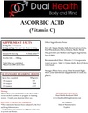 Dual Health Body & Mind 1 (1 lb) Bag of Each Ascorbic Acid (Vitamin C) & MM (Methylsulfonymetana) Powder Combo