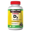 Kirkland Signature Ekstra Kekuatan D3 50 mcg., 600 Softgels (2 Pack)
