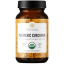 Truvani Organic Turmeric Curcumin Tablet 1.350 mg Masing-masing - dukungan gabungan alami dengan Black Pepper untuk absorpsi - 90 tablet