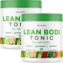 (2 Paket) Lean Body Tonic Powder, Lean Body Tonic Tonic Tonic Tonic Tonic Tonic Tonic Toucher Lean, Lean Body Powder All Natural, 60 Bulan