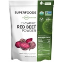 MRM Nutrection Organic Organic Organic Beet Powder 124; Superfoods 124; Energy Health Cardiovascular 124; NUtrient Dense 124; Gluten-Free + Vegan 124; 24 Servis