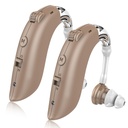 Performance Hearing Aids for Seniors Sutter Hearing Loss - 1 Pair Penargeable Hearing Aids, Comfort Design Hearing Aid, Hearing for Seniors Rechargable with Noise Cancelling (Beige)