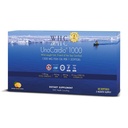 WHC, UnoCardio 1000 Fish Oil, 1300 mg Pure Triglyceride Fish Oil dengan Omega-3 (1180 mg), 665 mg EPA dan 445 mg DHA dan 25 mcg (1000 IU) Vitamin D3 per softgel, Natural Orange, 60 softgel